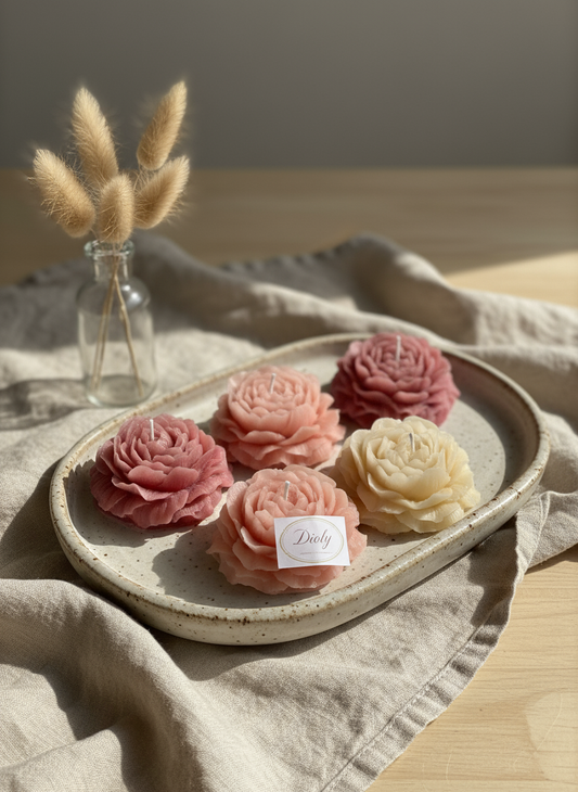 ✨ Dioly Peony Candle — Soft. Elegant. Timeless.