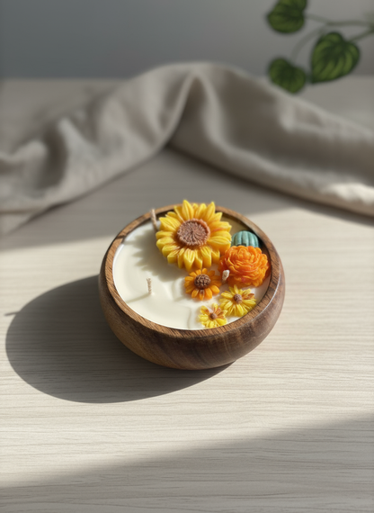 Sunflower Bloom Wooden Dough